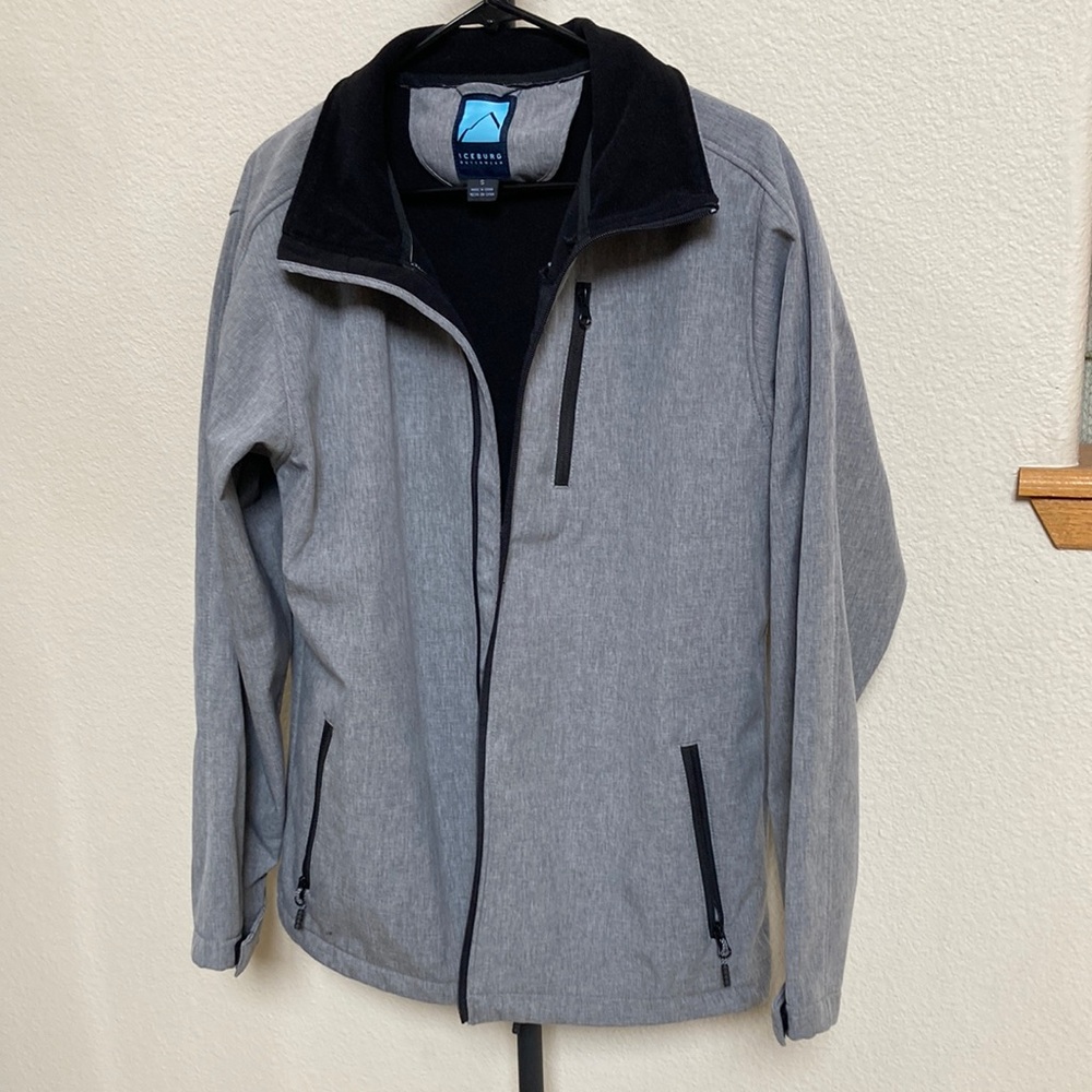 Gray Iceburg Outerwear Softshell Jacket - image 1